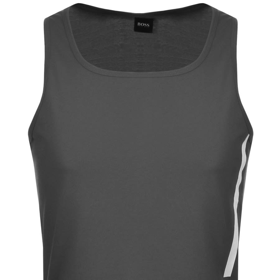 Alternative Image for ProductBOSS Beach Logo Vest T Shirt Grey2